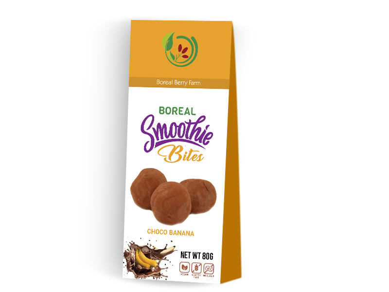 Boreal Choco Banana Smoothie Bites