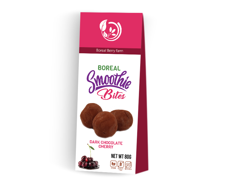 Boreal Dark Chocolate Cherry Smoothie Bites