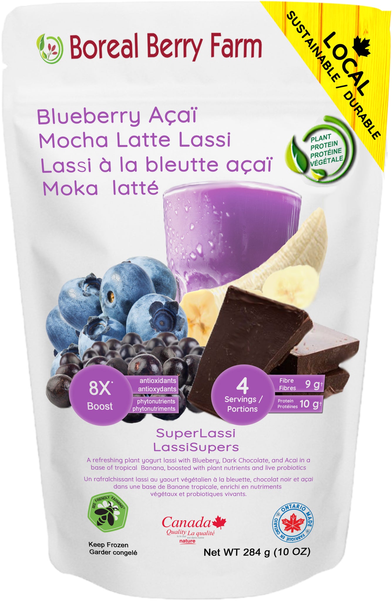PowerFruit™ Blueberry Acai Mocha Super Lassi - Value Case of 6